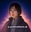 9pm短剧AI科幻题材短剧封面，未来科技感场景，蓝光全息特效突出，AI短剧新赛道代表作
